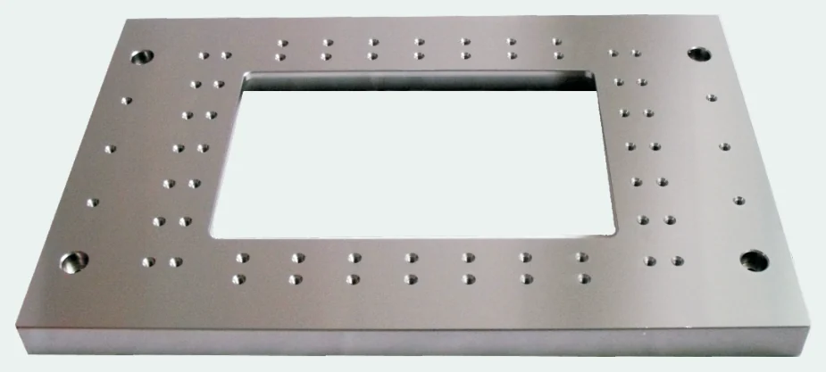 VIS611 wire cut work platform with fixture setup
